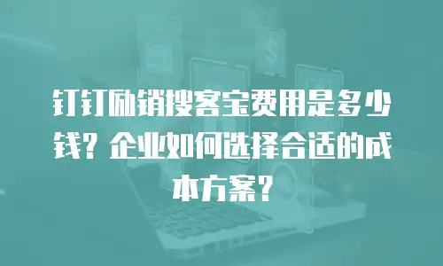 钉钉励销搜客宝费用是多少钱？企业如何选择合适的成本方案？
