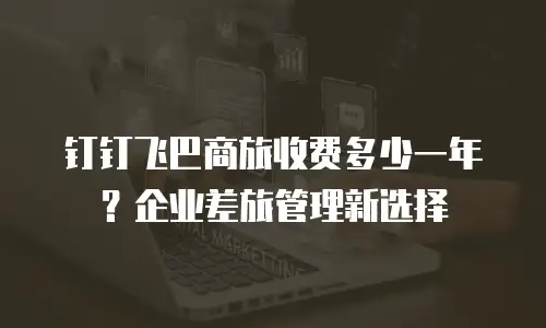钉钉飞巴商旅收费多少一年？企业差旅管理新选择