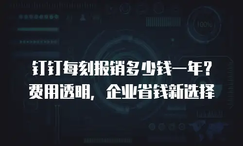 钉钉每刻报销多少钱一年？费用透明，企业省钱新选择
