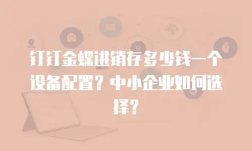 钉钉金蝶进销存多少钱一个设备配置？中小企业如何选择？