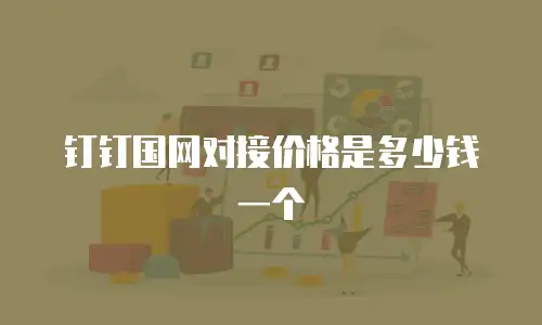 钉钉国网对接价格是多少钱一个