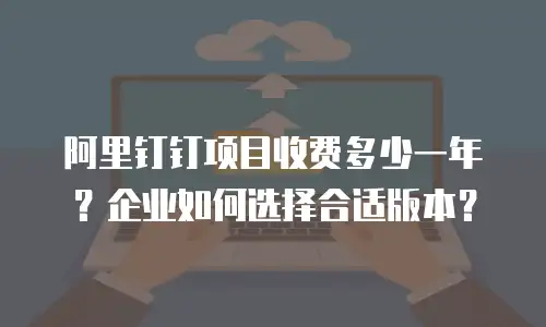 阿里钉钉项目收费多少一年？企业如何选择合适版本？