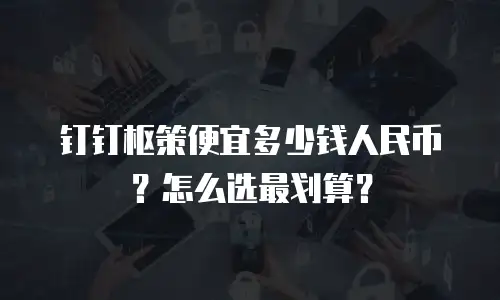 钉钉枢策便宜多少钱人民币？怎么选最划算？