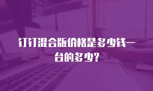钉钉混合版价格是多少钱一台的多少？