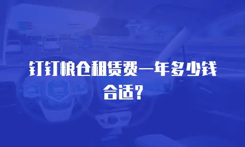 钉钉粮仓租赁费一年多少钱合适？