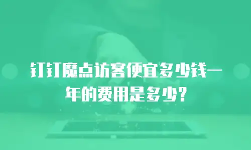 钉钉魔点访客便宜多少钱一年的费用是多少？