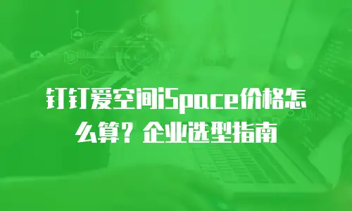 钉钉爱空间iSpace价格怎么算？企业选型指南