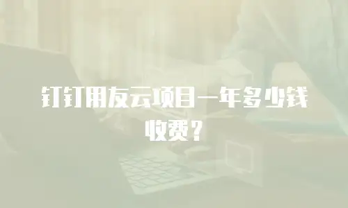 钉钉用友云项目一年多少钱收费？