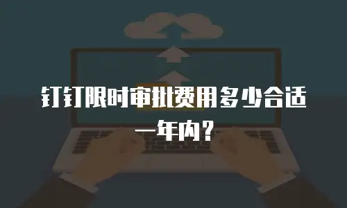 钉钉限时审批费用多少合适一年内？