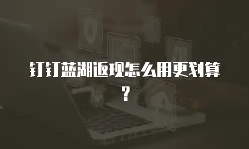 钉钉蓝湖返现怎么用更划算？