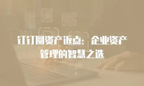 钉钉圆资产返点：企业资产管理的智慧之选
