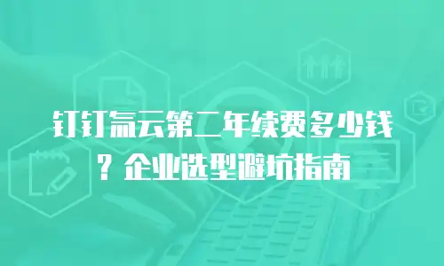钉钉氚云第二年续费多少钱？企业选型避坑指南
