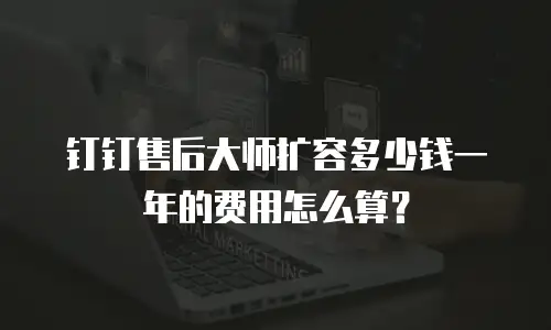 钉钉售后大师扩容多少钱一年的费用怎么算？