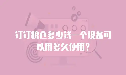 钉钉粮仓多少钱一个设备可以用多久使用？