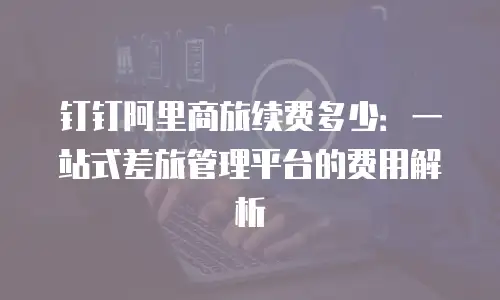 钉钉阿里商旅续费多少：一站式差旅管理平台的费用解析
