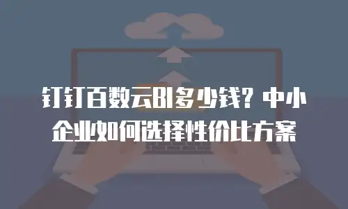 钉钉百数云BI多少钱？中小企业如何选择性价比方案