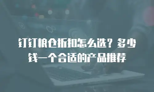 钉钉粮仓折扣怎么选？多少钱一个合适的产品推荐