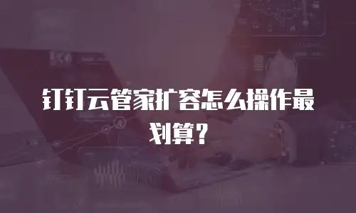 钉钉云管家扩容怎么操作最划算？