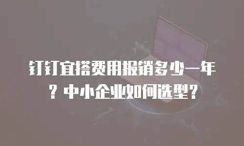 钉钉宜搭费用报销多少一年？中小企业如何选型？