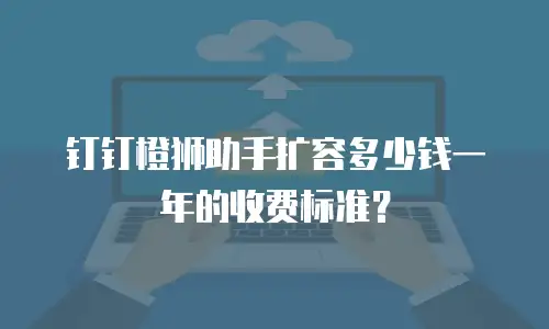 钉钉橙狮助手扩容多少钱一年的收费标准？