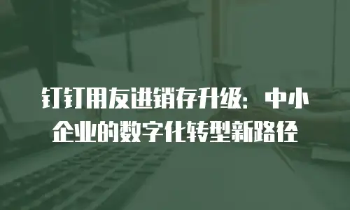 钉钉用友进销存升级：中小企业的数字化转型新路径