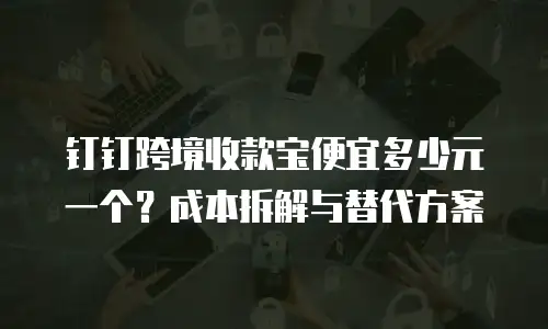 钉钉跨境收款宝便宜多少元一个？成本拆解与替代方案