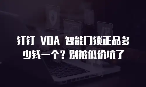 钉钉 VOA 智能门锁正品多少钱一个？别被低价坑了