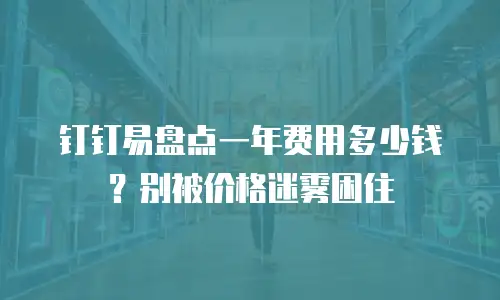 钉钉易盘点一年费用多少钱？别被价格迷雾困住