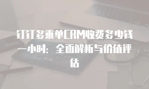 钉钉多乘单CRM收费多少钱一小时：全面解析与价值评估