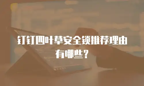 钉钉四叶草安全锁推荐理由有哪些？