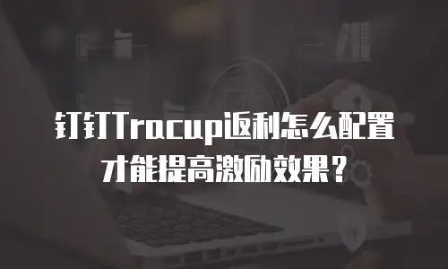 钉钉Tracup返利怎么配置才能提高激励效果？