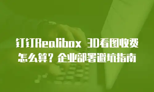 钉钉Realibox 3D看图收费怎么算？企业部署避坑指南
