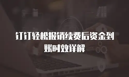 钉钉轻松报销续费后资金到账时效详解