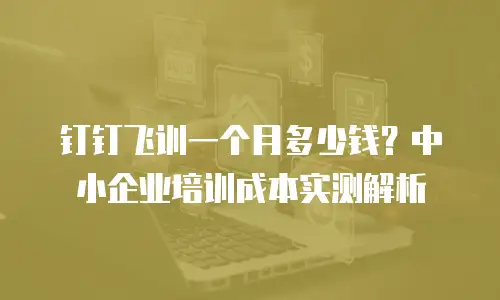 钉钉飞训一个月多少钱？中小企业培训成本实测解析