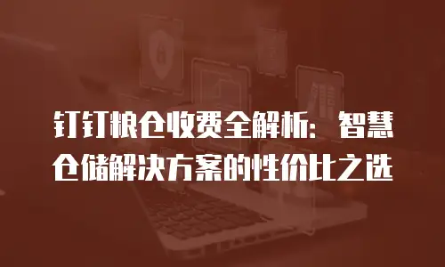 钉钉粮仓收费全解析：智慧仓储解决方案的性价比之选