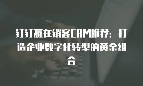 钉钉赢在销客CRM推荐：打造企业数字化转型的黄金组合