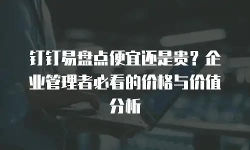 钉钉易盘点便宜还是贵？企业管理者必看的价格与价值分析