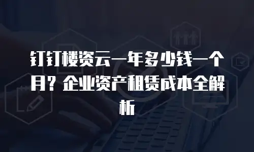 钉钉楼资云一年多少钱一个月？企业资产租赁成本全解析