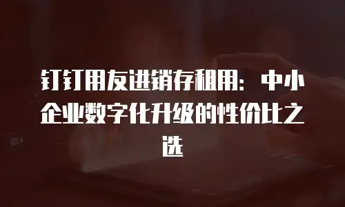 钉钉用友进销存租用：中小企业数字化升级的性价比之选
