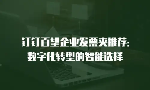 钉钉百望企业发票夹推荐：数字化转型的智能选择
