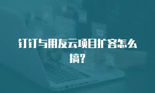 钉钉与用友云项目扩容怎么搞？