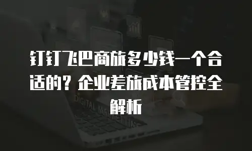 钉钉飞巴商旅多少钱一个合适的？企业差旅成本管控全解析