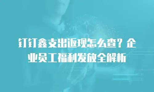钉钉鑫支出返现怎么查？企业员工福利发放全解析