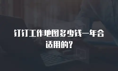 钉钉工作地图多少钱一年合适用的？