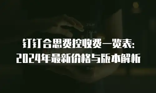 钉钉合思费控收费一览表：2024年最新价格与版本解析