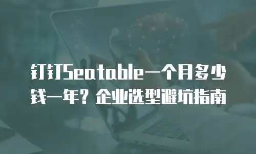 钉钉Seatable一个月多少钱一年？企业选型避坑指南