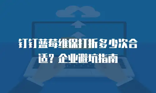 钉钉蓝莓维保打折多少次合适？企业避坑指南