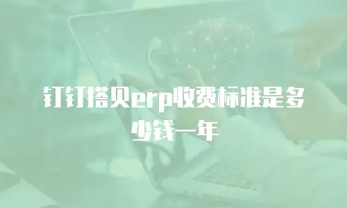 钉钉搭贝erp收费标准是多少钱一年