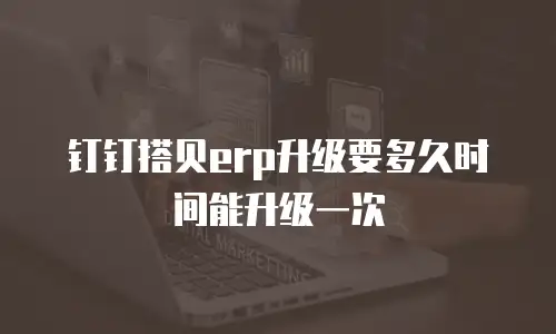 钉钉搭贝erp升级要多久时间能升级一次