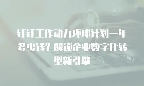 钉钉工作动力环球计划一年多少钱？解锁企业数字化转型新引擎
